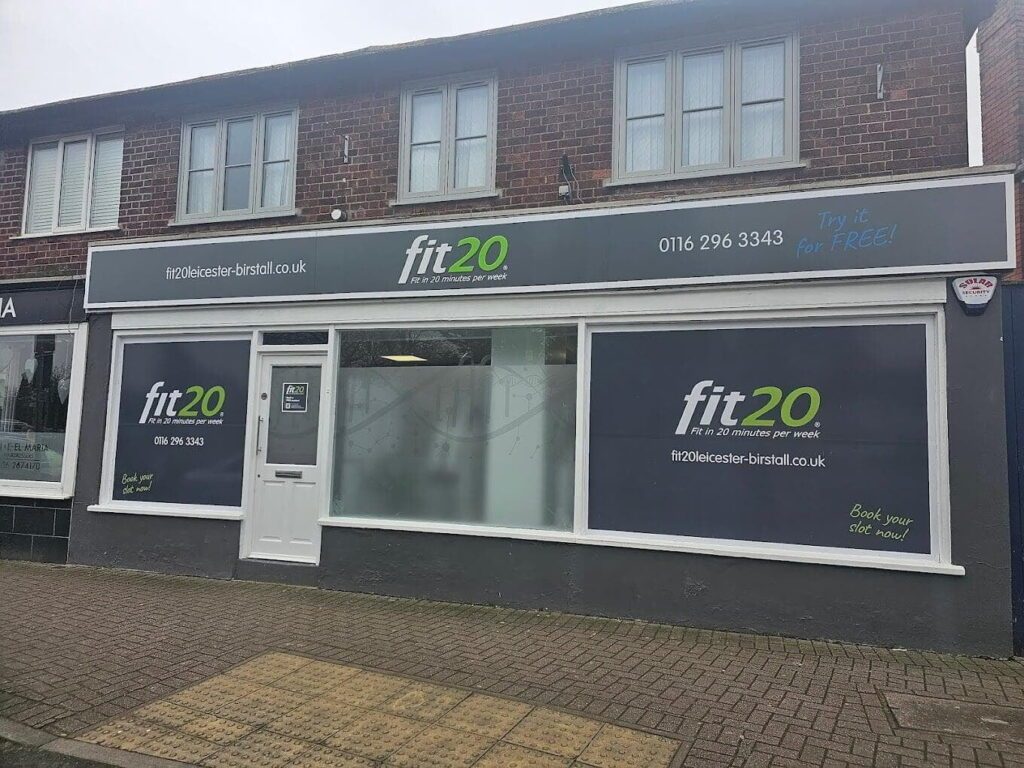 fit20 studio frontage on Sibson Road